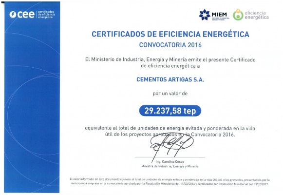 Certificado de eficiencia energética